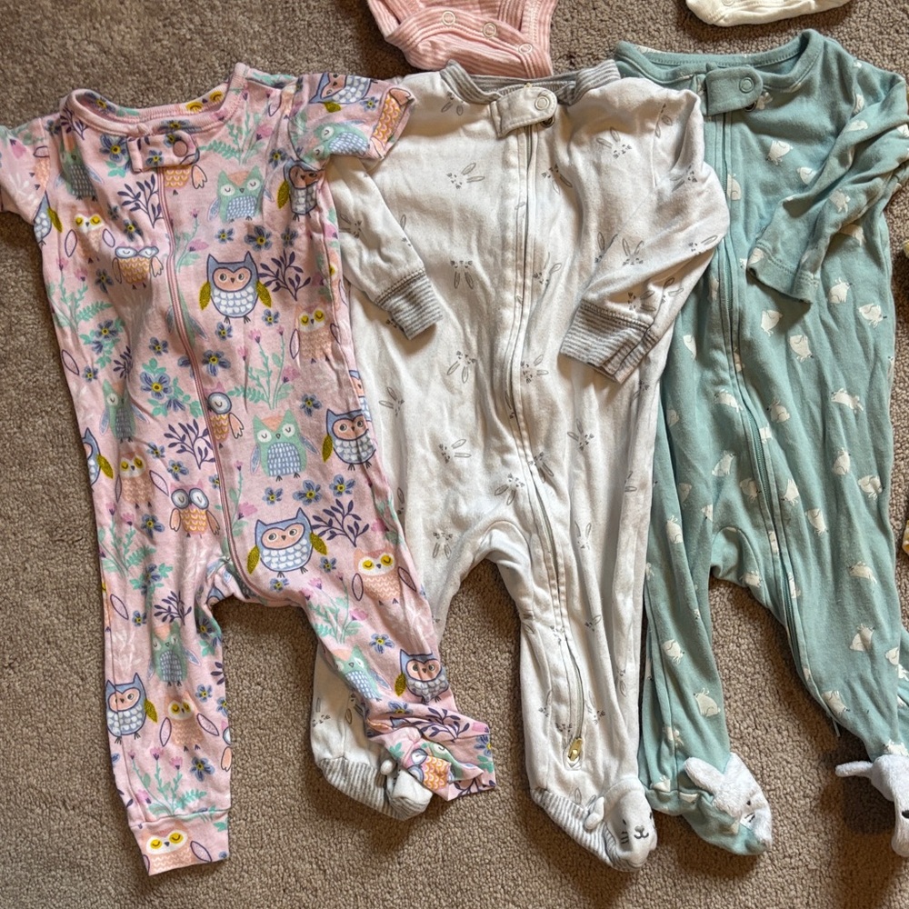 Assorted Baby Onesies and Rompers Bundle - Picture 2 of 4